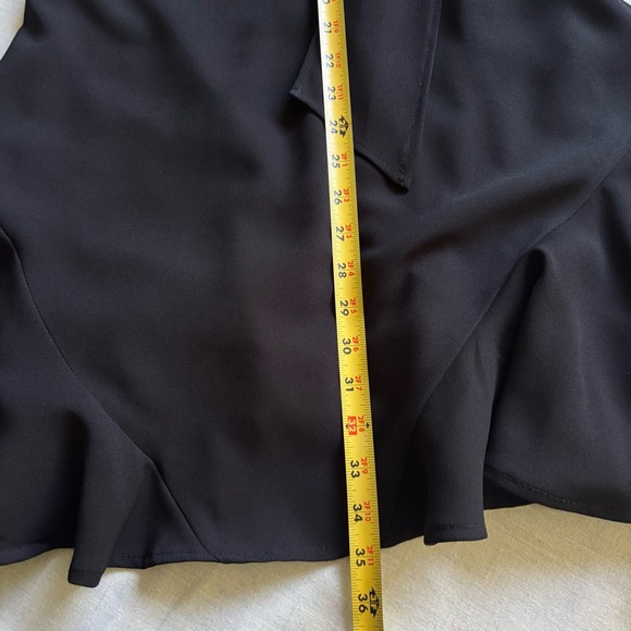 CeCe Black Tie Neck Sleeveless Dress Women’s Small Career Workwear - Picture 8 of 9